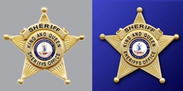 virginia police badge vector graphic